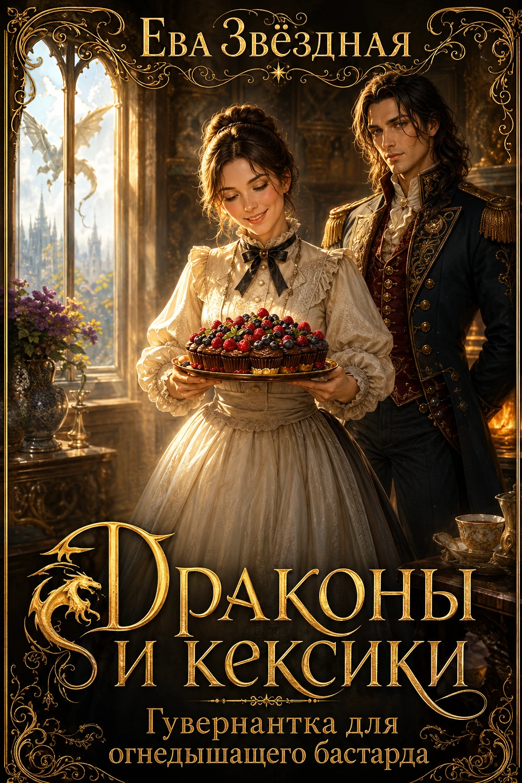 Драконы и кексики. Гувернантка для огнедышащего бастарда - Ева Звёздная